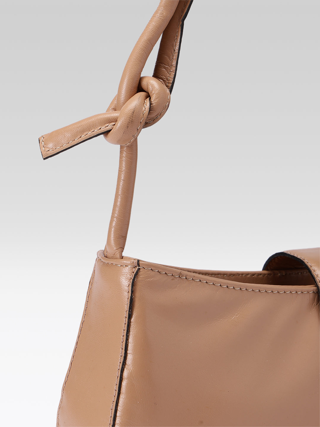 Premium  Leather Hand & Shoulder Bag for Women with Bow Detail