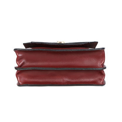 Brown Leather Sling Bag – Stylish Crossbody Bag for Men & Women.LB-1635