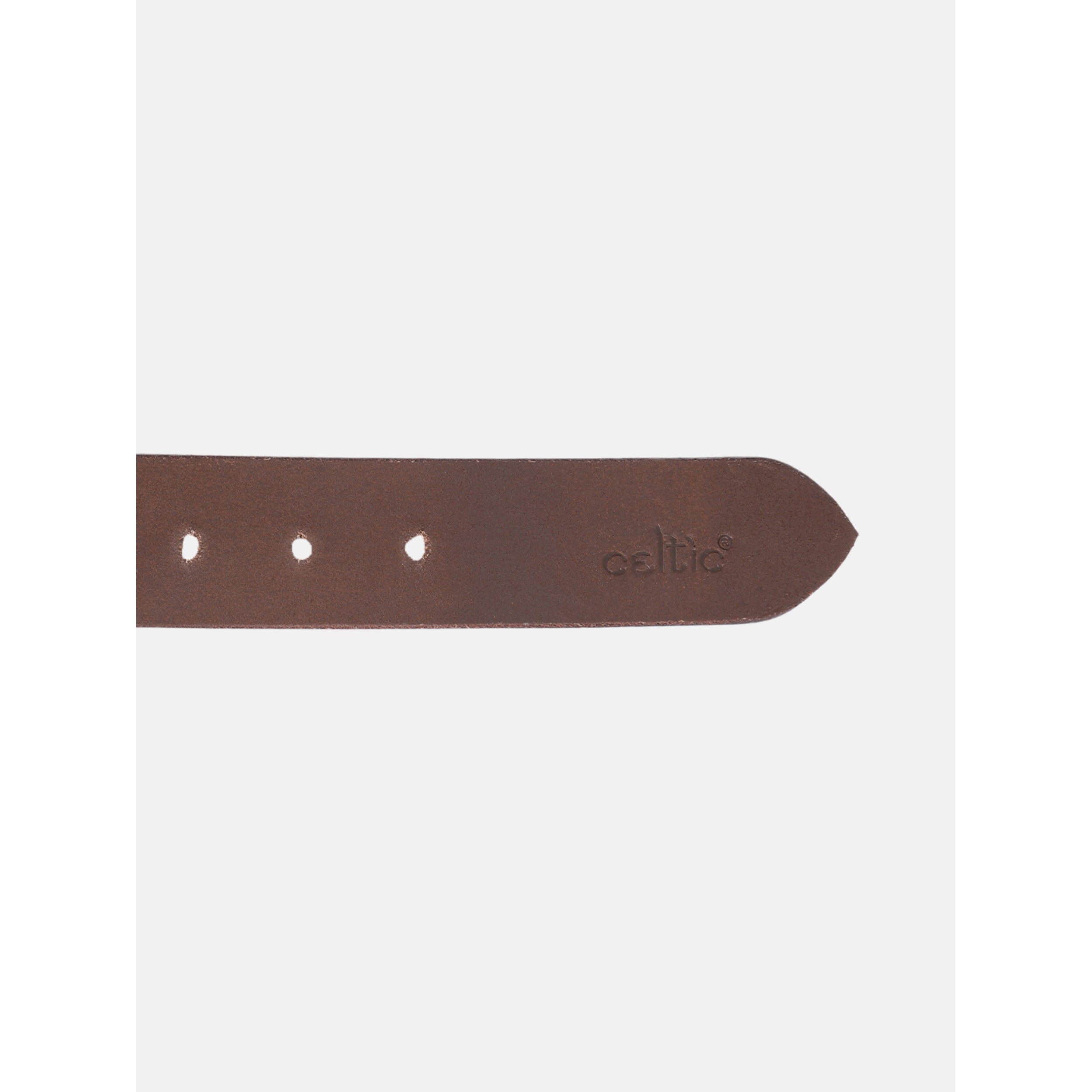 Unisex Aztec Pattern Leather Belt With Antique Buckle Handmade Ethnic Style Accessory.