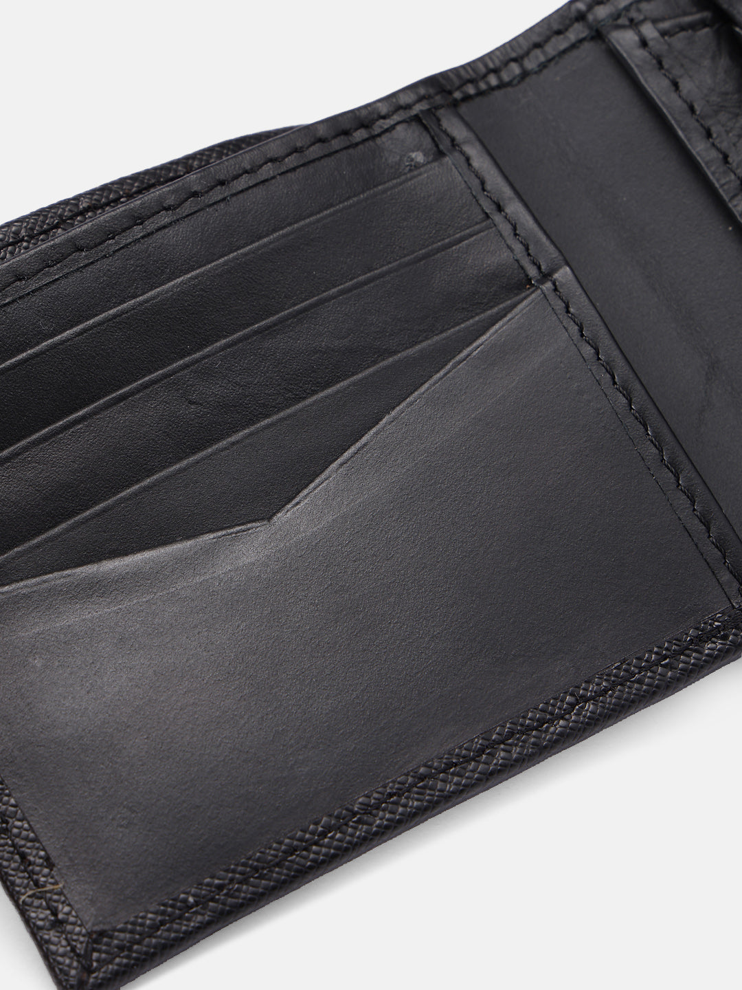 Premium  Genuine Leather Bi-Fold Wallet with Flip ID Window & Coin Pocket