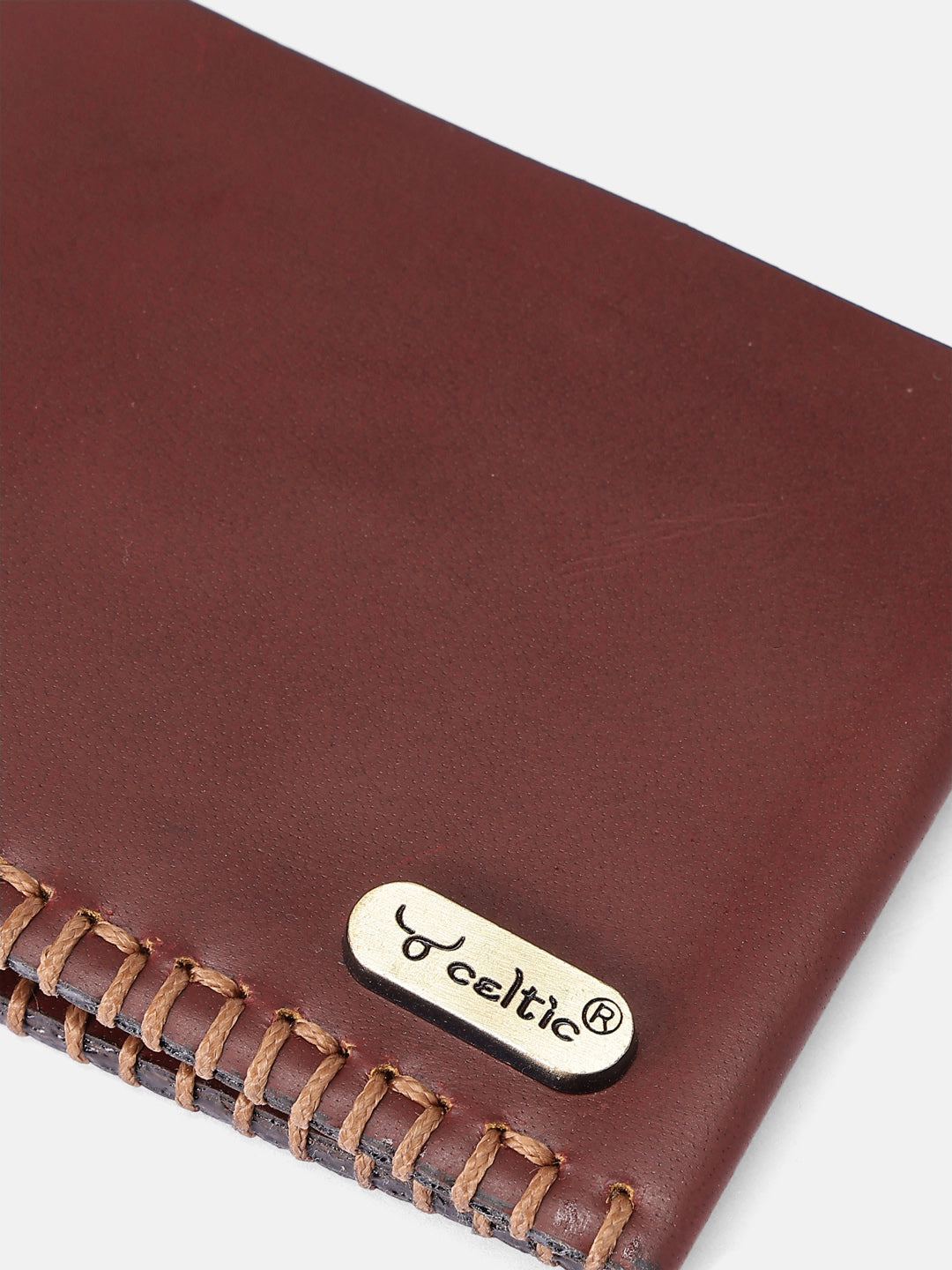 Genuine Leather Slim Card Holder Wallet with Compartment