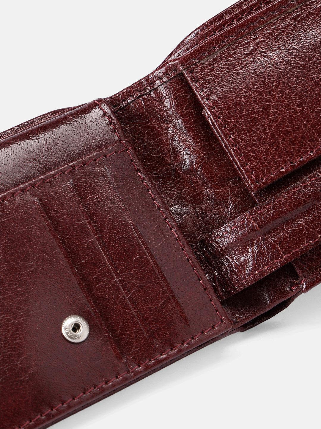 Premium Genuine Leather Bi-Fold Wallet for Men with Card Slots & Cash Compartment