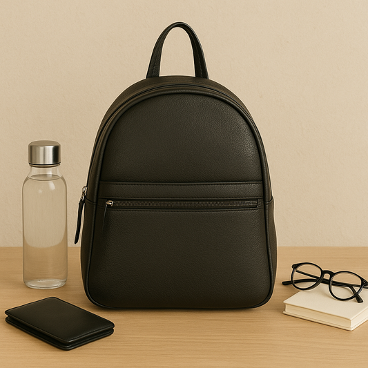 Tan NDM Leather Backpack: Elevate Your Style with Timeless Elegance. Art: BG-1580