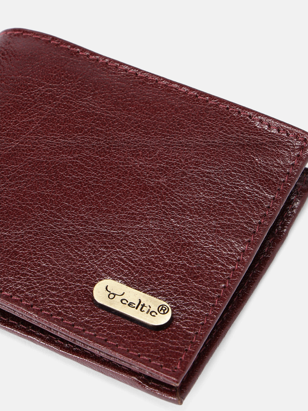 Premium Genuine Leather Bi-Fold Wallet for Men with Card Slots & Cash Compartment