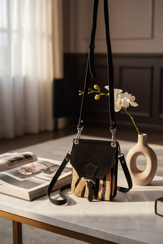 Celtic Leather Designer Shoulder Bag/Adjustable Strap/College/Girls/Women - CELTICINDIA