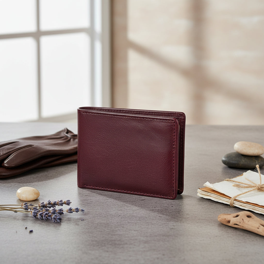 Celtic Dark Brown Color Pure Leather Wallet For Men - CELTICINDIA