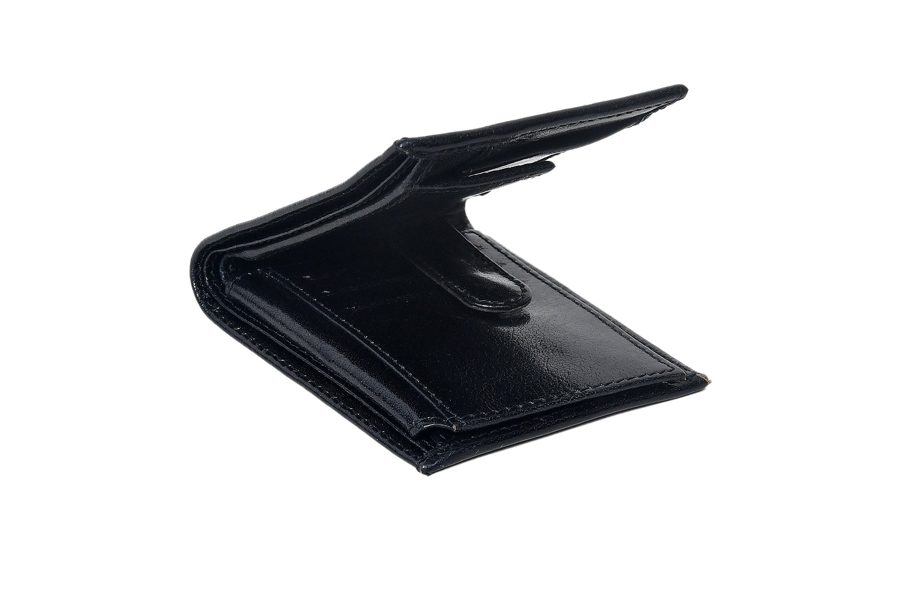 Premium Genuine Leather Bi-Fold Wallet for Men with Card Slots & Cash Compartment