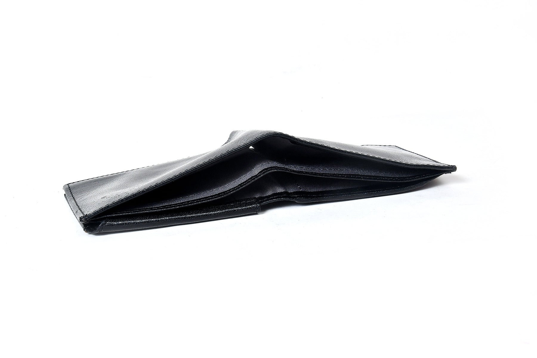 Premium Genuine Leather Bi-Fold Wallet for Men with Card Slots & Cash Compartment