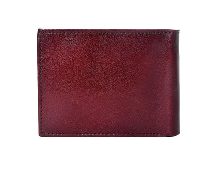 Celtic Burgundy Color Pure Leather Wallet For Men - CELTICINDIA