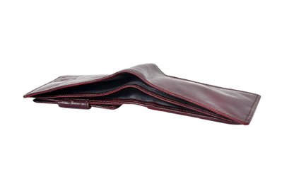 Celtic Burgundy Color Pure Leather Wallet For Men - CELTICINDIA