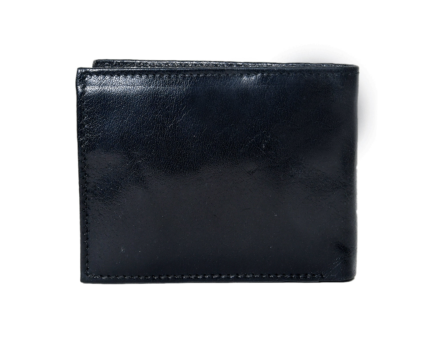 Black Printed Belt with Matte Buckle & Leather Wallet Gift Combo