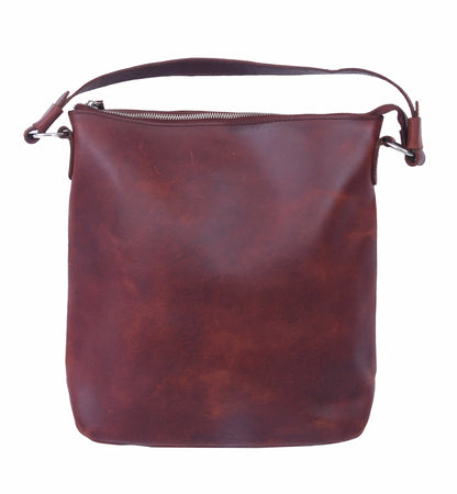 Brown Leather Sling Bag: The Classic Companion. - CELTICINDIA