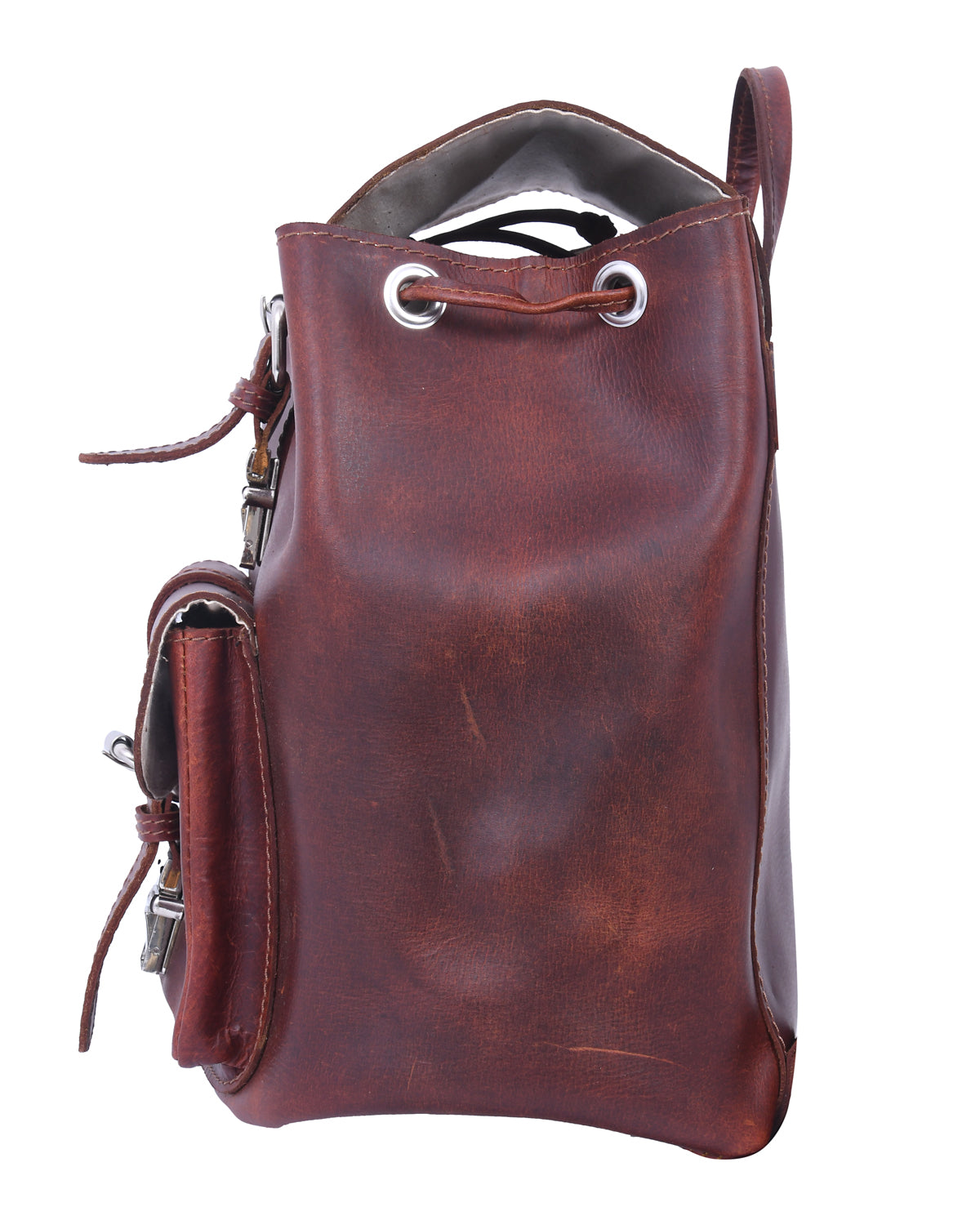 Elegant Brown Leather Backpack: A Timeless Fashion Statement. - CELTICINDIA