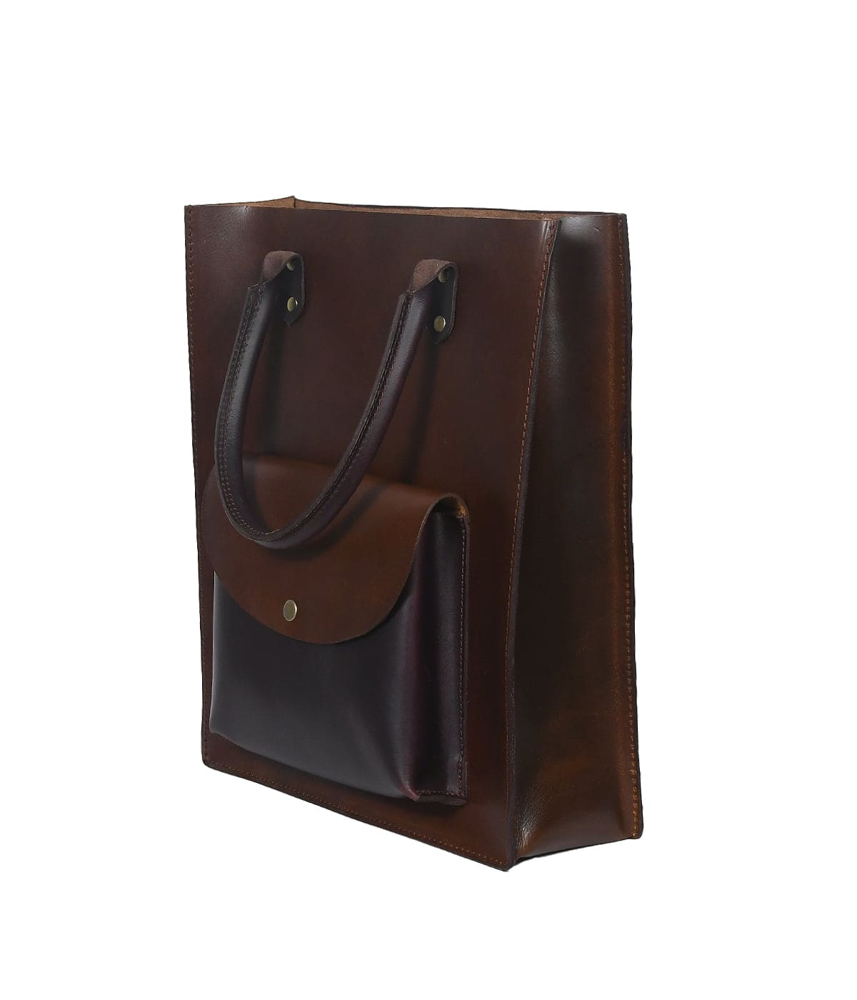 Elegance in Brown: Discover Our Exquisite Brown Leather Shopper Bag. - CELTICINDIA