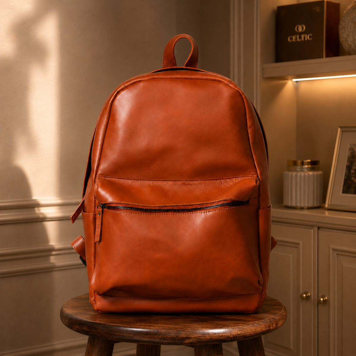 Leather Office Backpack for Menƒ????????|ƒ????????Celtic India