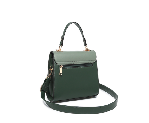 Stylish Synthetic Green & White Bag – Trendy, Durable & Fashionable Handbag, ART:-DK-2008