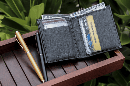 Introducing our Black Leather Wallet – A Timeless Classic - CELTICINDIA