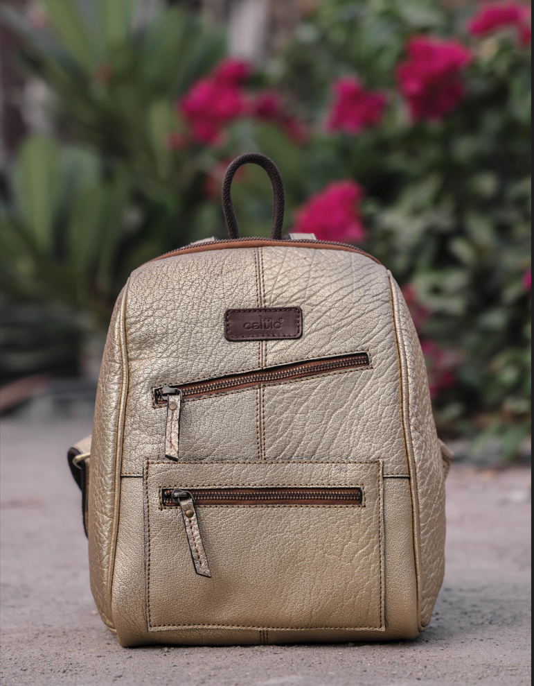 Elevate Your Style with Our Premium Brown Leather Backpack. - CELTICINDIA