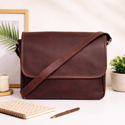 Celtic Leather Cross body Bag | Designer Latest Messenger Bag, Art: BG-1276