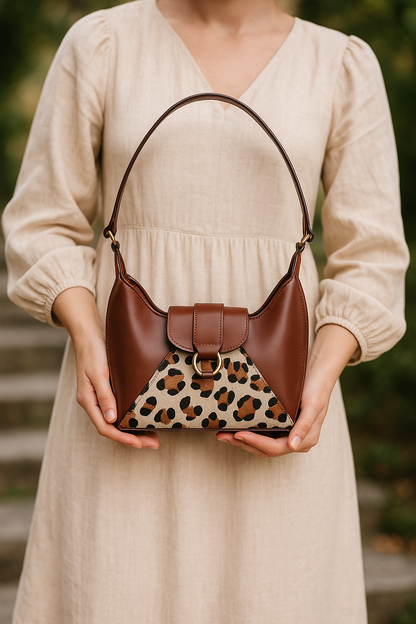 Brown Leather Shoulder Bag - The Perfect Blend of Style and Functionality. Art: BG-1457