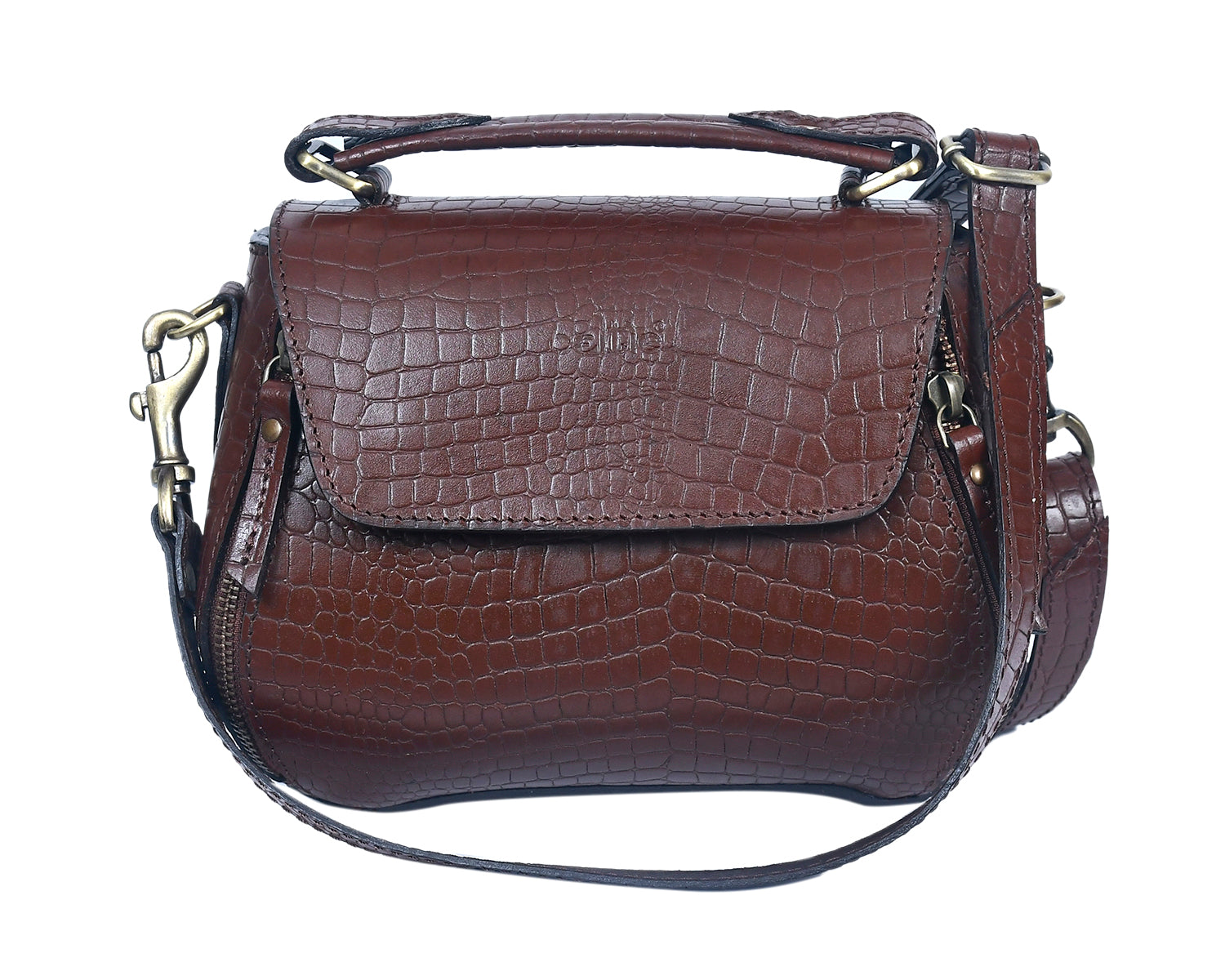  pure leather sling bag with extra storage for girls and women | Party wear, Art: BG-1568-C