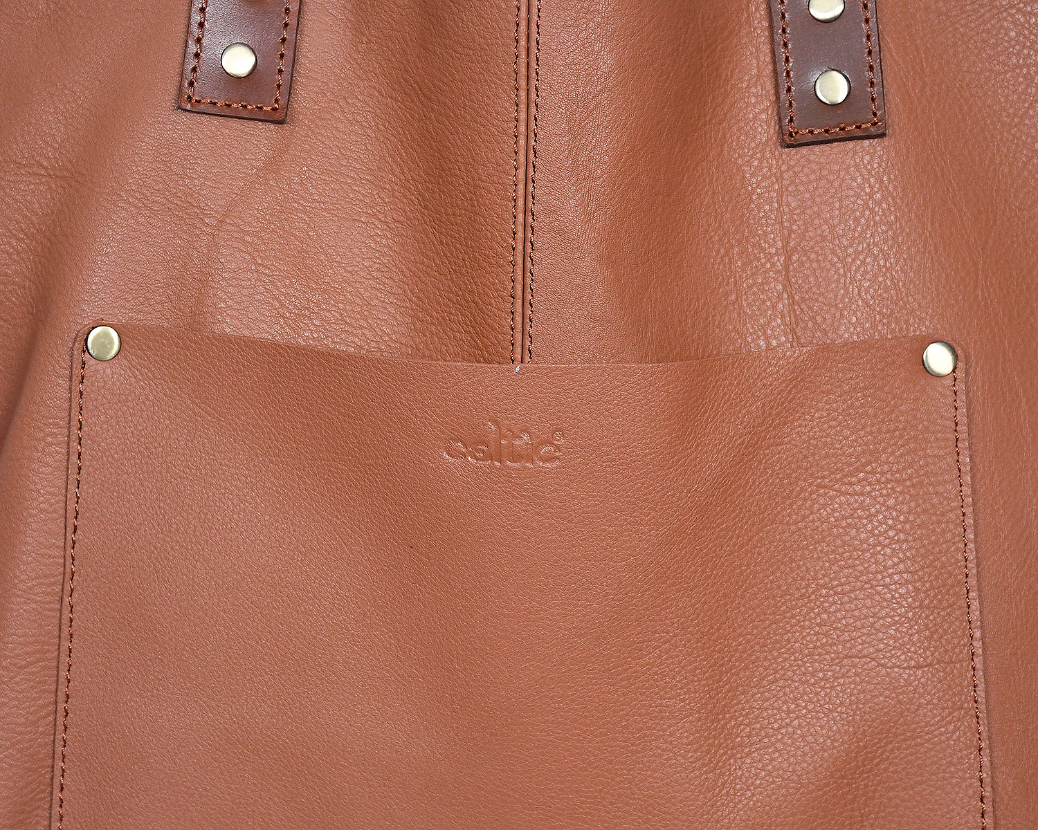 Premium Genuine Leather Minimalist Everyday Tote Bag