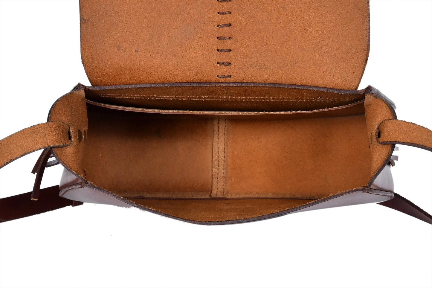 Celtic Pure Brown Leather Sling Bag - CELTICINDIA