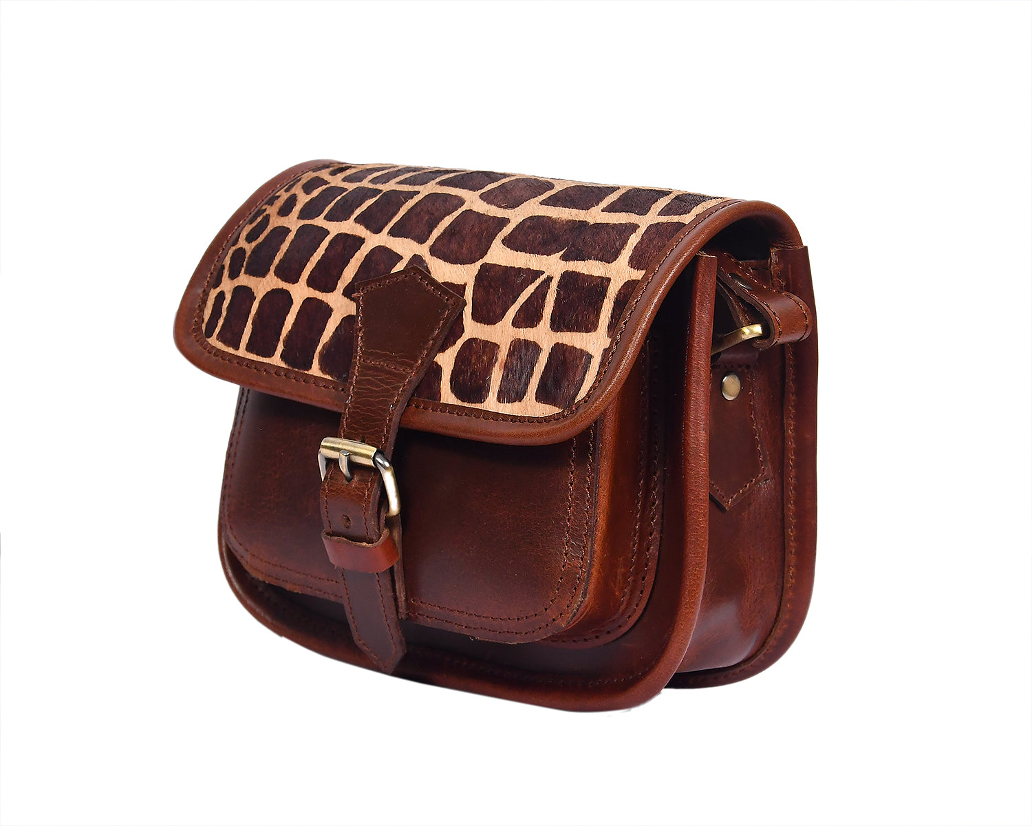 Premium  Hairon Leather Crossbody Sling Bag with  Strap