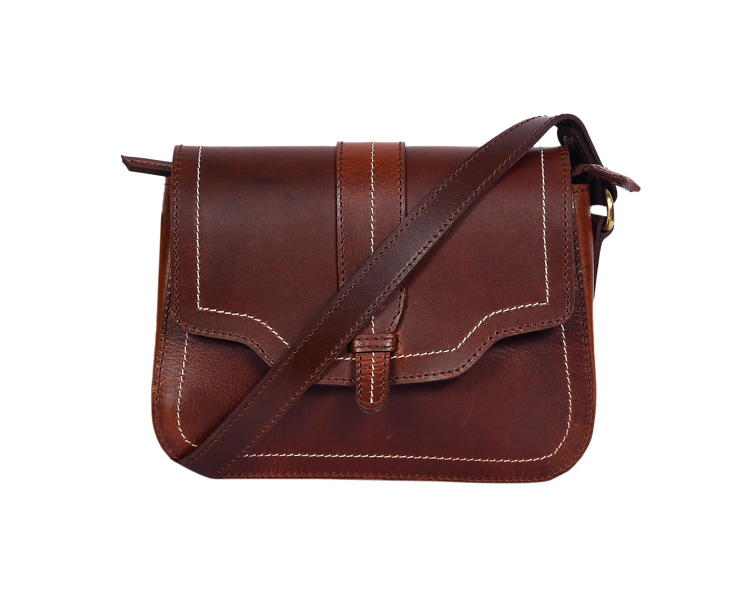 Elevate Your Style with our Brown Leather Sling Bag – The Perfect Fashion Accessory. - CELTICINDIA