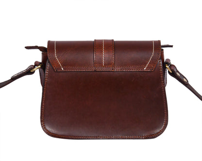 Elevate Your Style with our Brown Leather Sling Bag – The Perfect Fashion Accessory. - CELTICINDIA