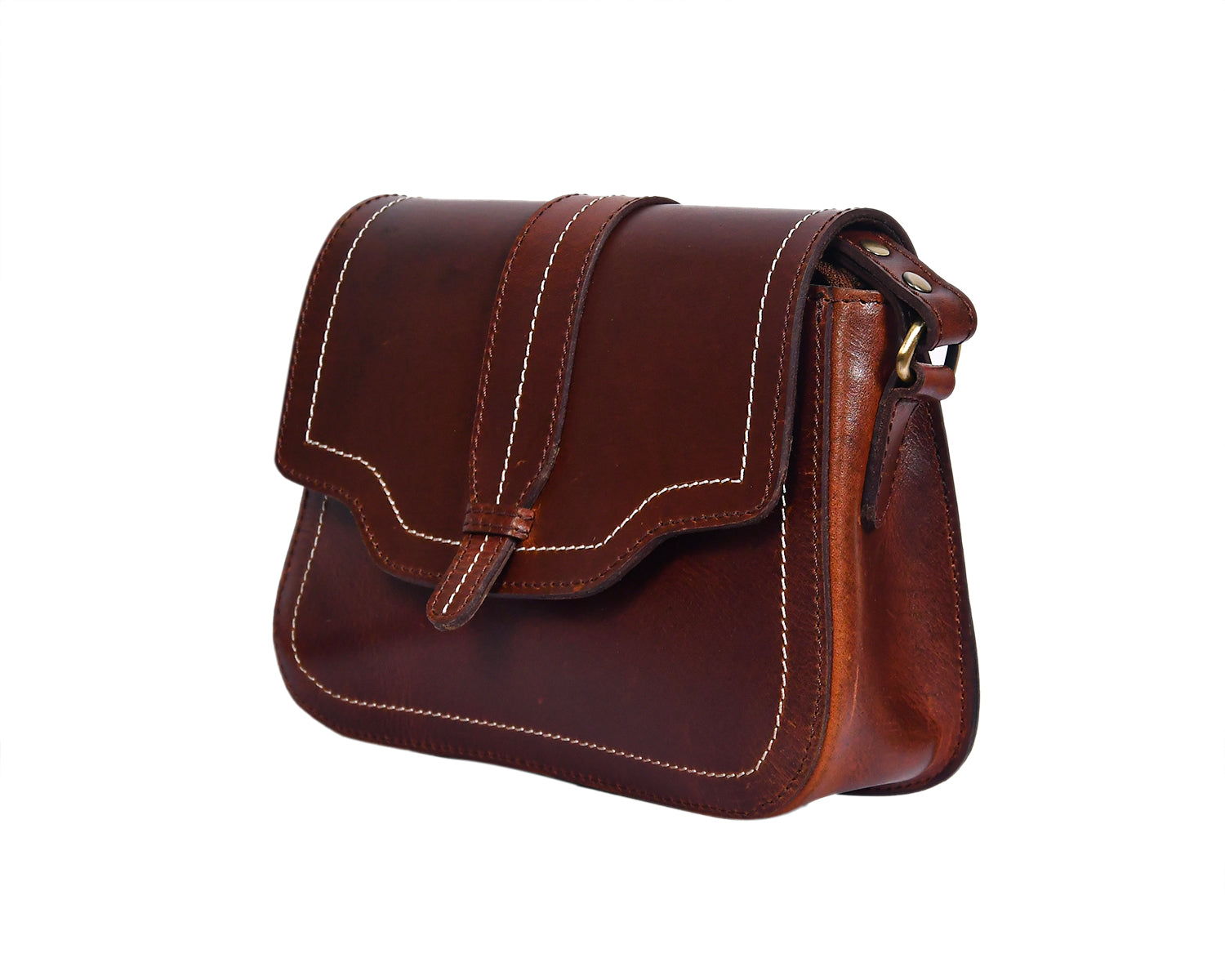 Elevate Your Style with our Brown Leather Sling Bag – The Perfect Fashion Accessory. - CELTICINDIA