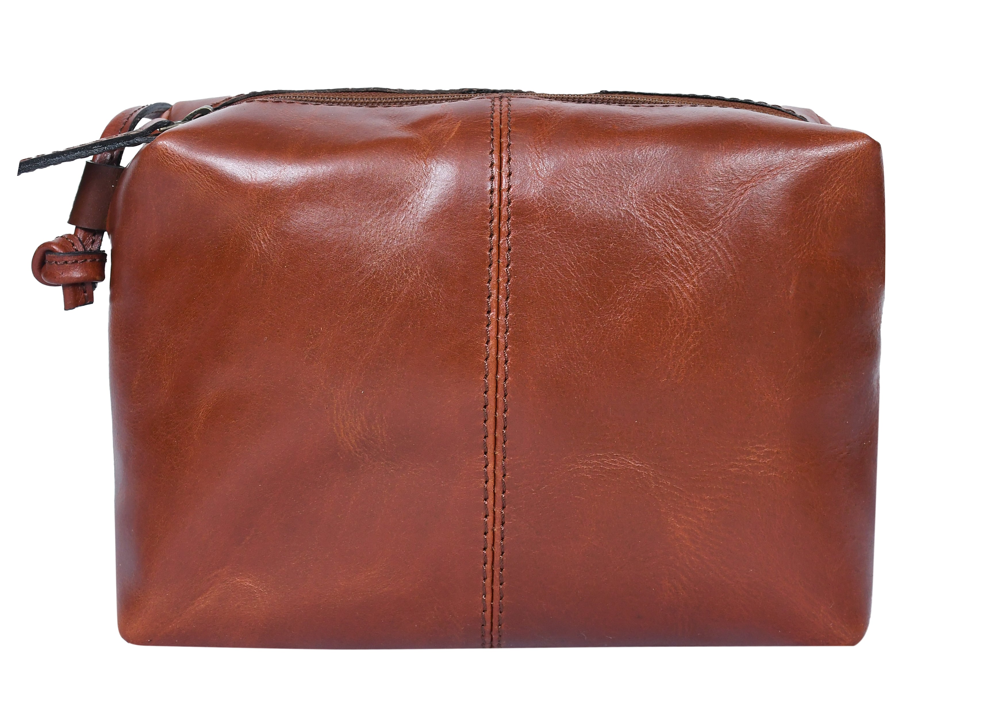 Premium Leather Crossbody bag with Top Zip Closure