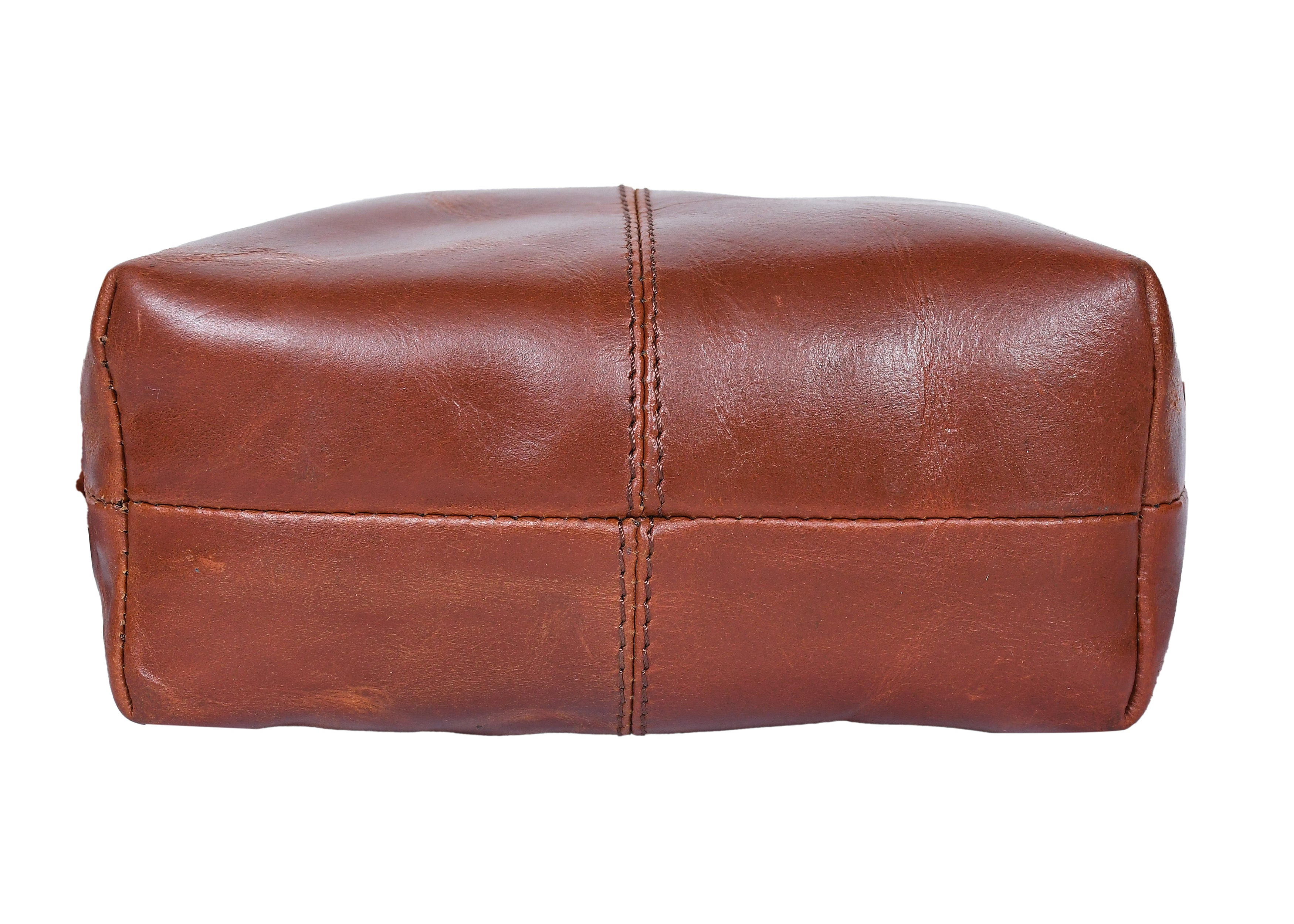 Premium Leather Crossbody bag with Top Zip Closure