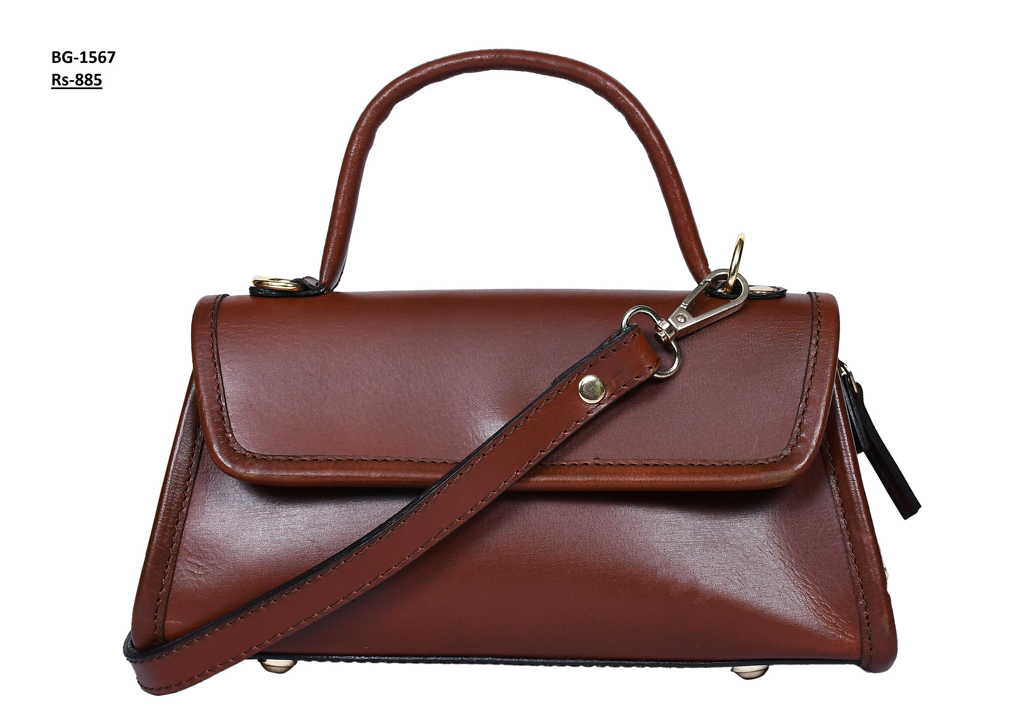  pure leather sling bag for girls and women with fabulous finish, Art: BG-1567