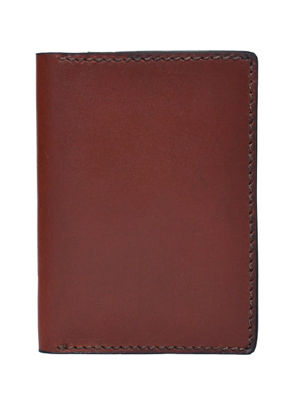 Celtic brown color pure leather passport case with designer look. - CELTICINDIA