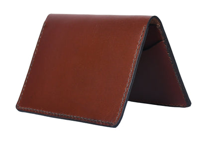 Celtic brown color pure leather passport case with designer look. - CELTICINDIA