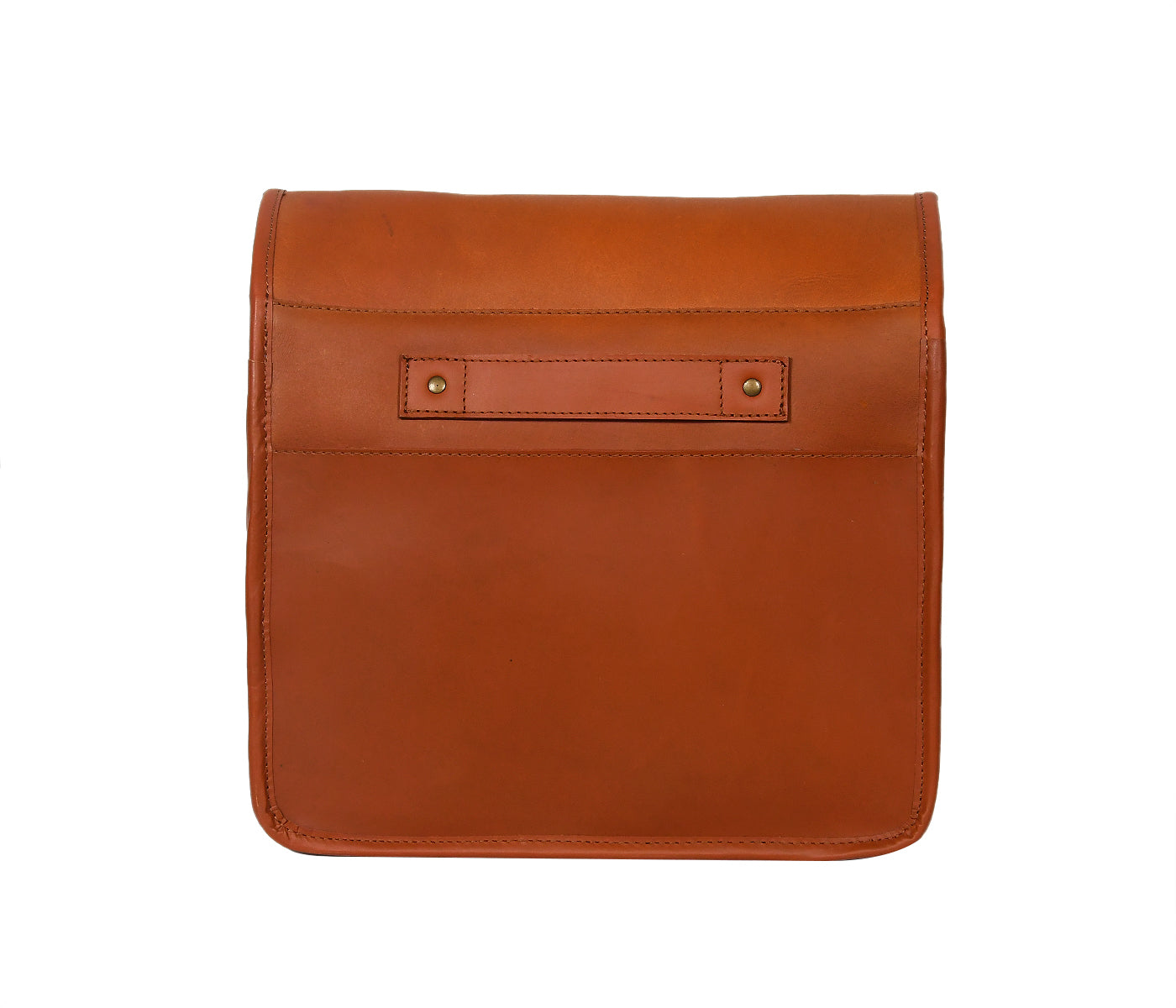 Premium Leather Camera Messenger Bag with Removable Compartments & Adjustable Strap