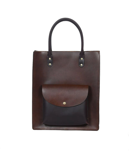 Elegance in Brown: Discover Our Exquisite Brown Leather Shopper Bag. - CELTICINDIA