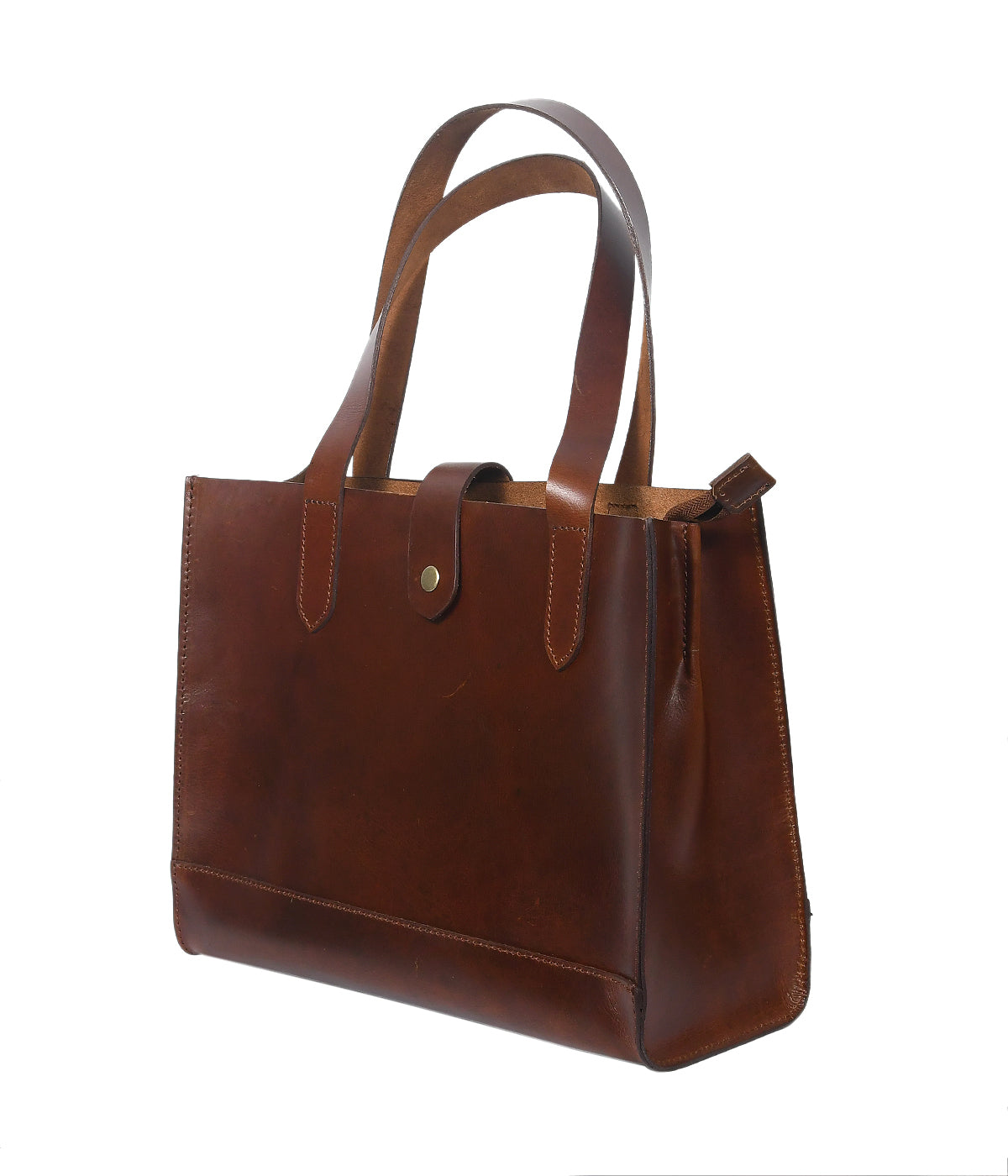 Celtic premium Elegant Brown Leather Tote Bag, Art: BG-1407 Brown