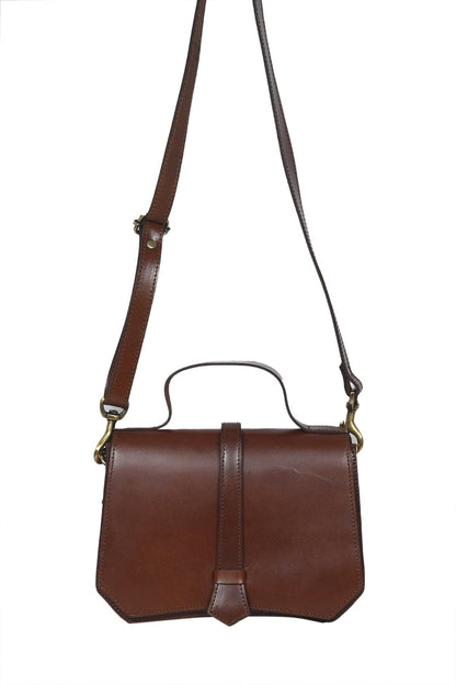 Classic Brown Leather Sling Bag - The Epitome of Style and Functionality. - CELTICINDIA