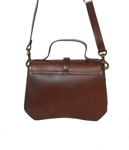 Classic Brown Leather Sling Bag - The Epitome of Style and Functionality. - CELTICINDIA