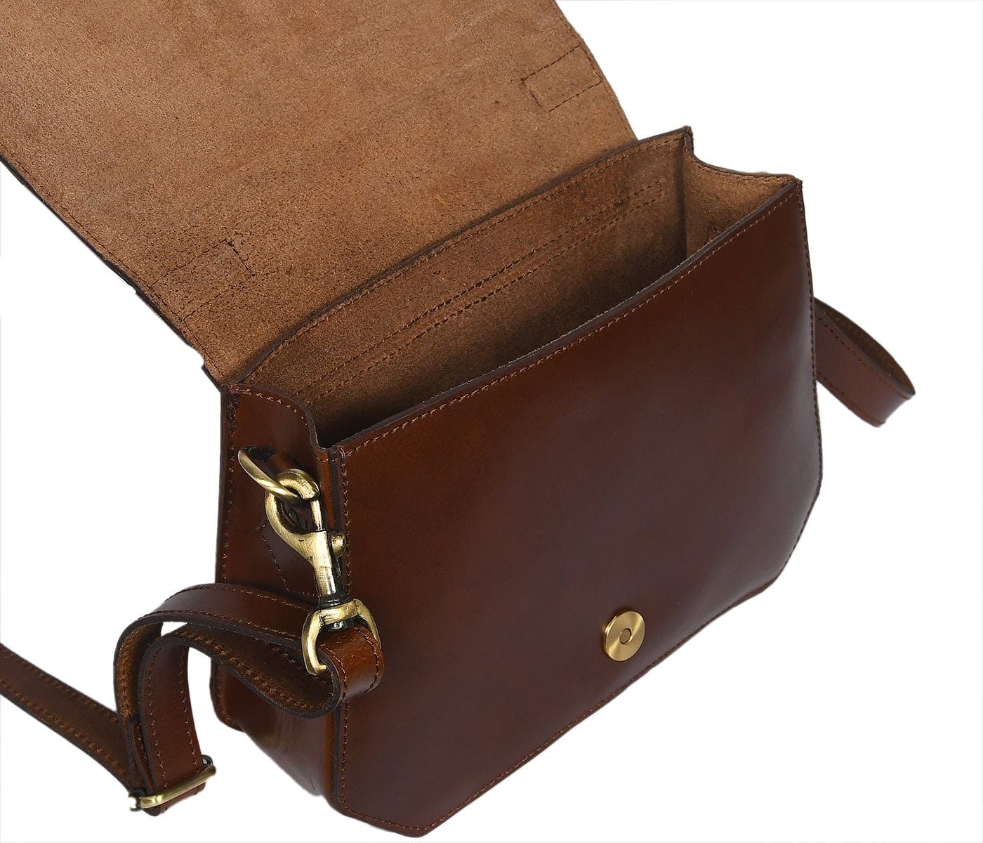 Classic Brown Leather Sling Bag - The Epitome of Style and Functionality. - CELTICINDIA