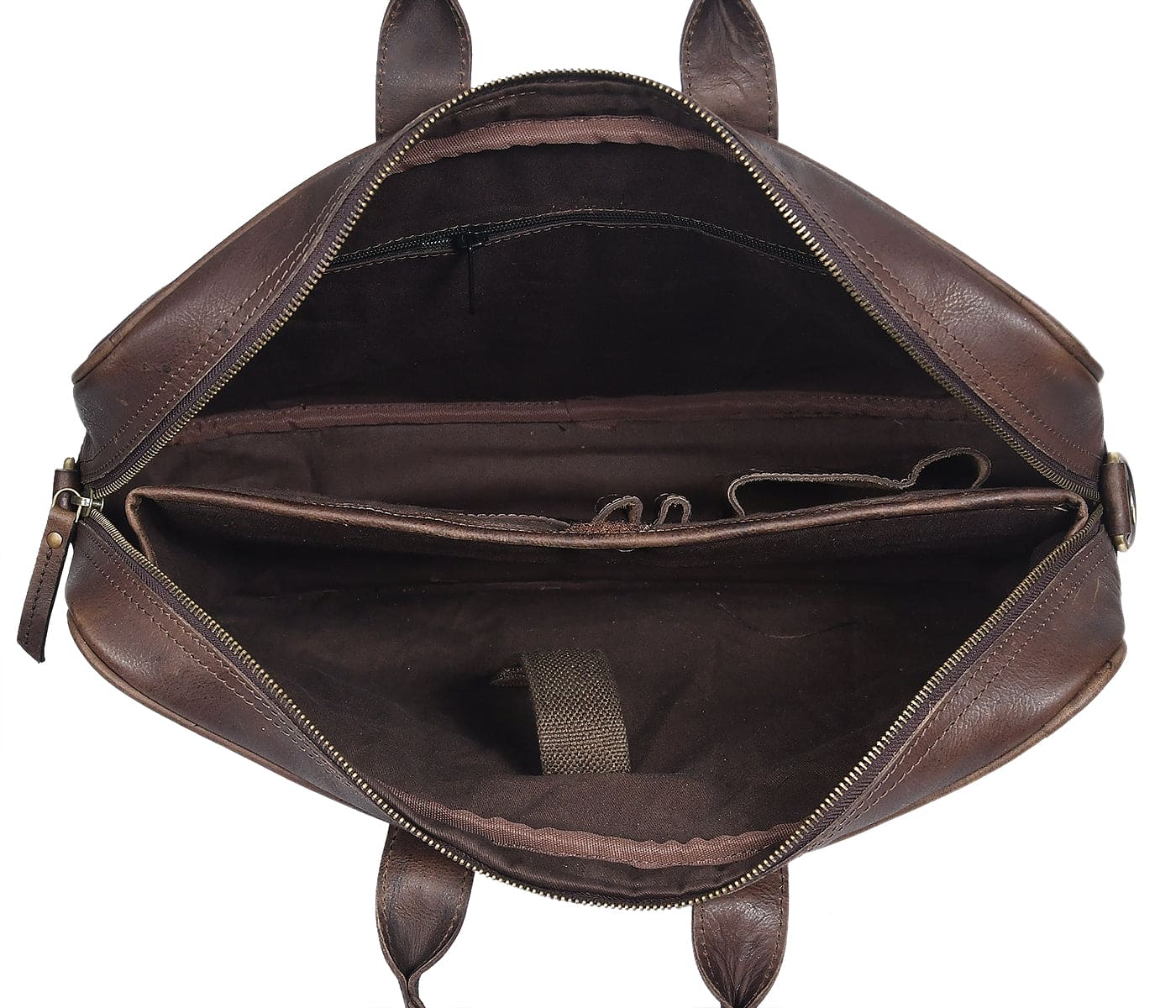 Elevate Your Style with Our Premium Brown Leather Messenger Bag. - CELTICINDIA