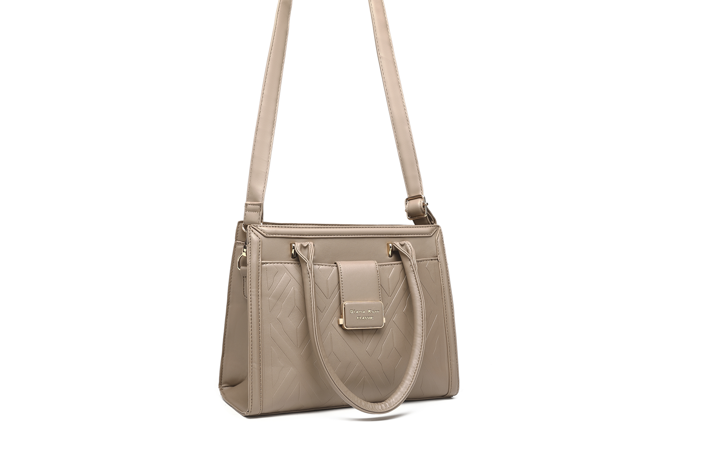 Chic Synthetic Beige Bag – Elegant & Versatile Handbag for Any Occasion,ART:-DK-2002