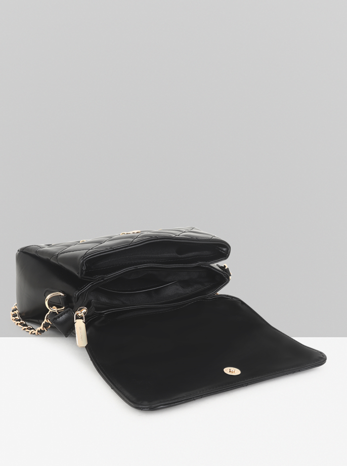 Premium Synthetic Black Handbag – Elegant, Durable & Timeless Accessory, ART:-DK-2011