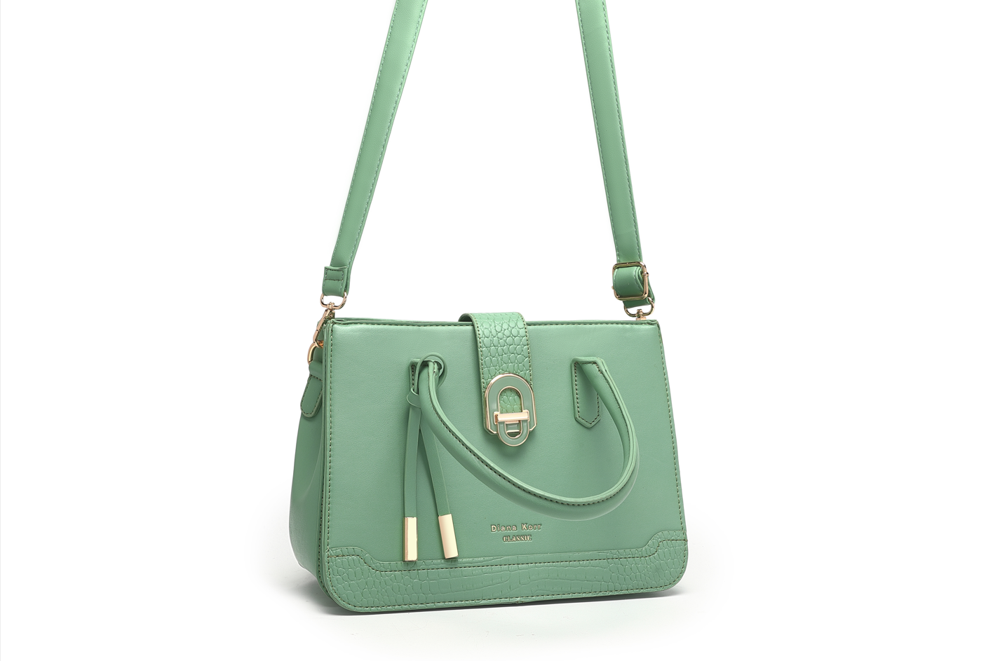 Trendy Synthetic Green Bag – Stylish & Durable Handbag for Every Occasion,ART:-DK-2004