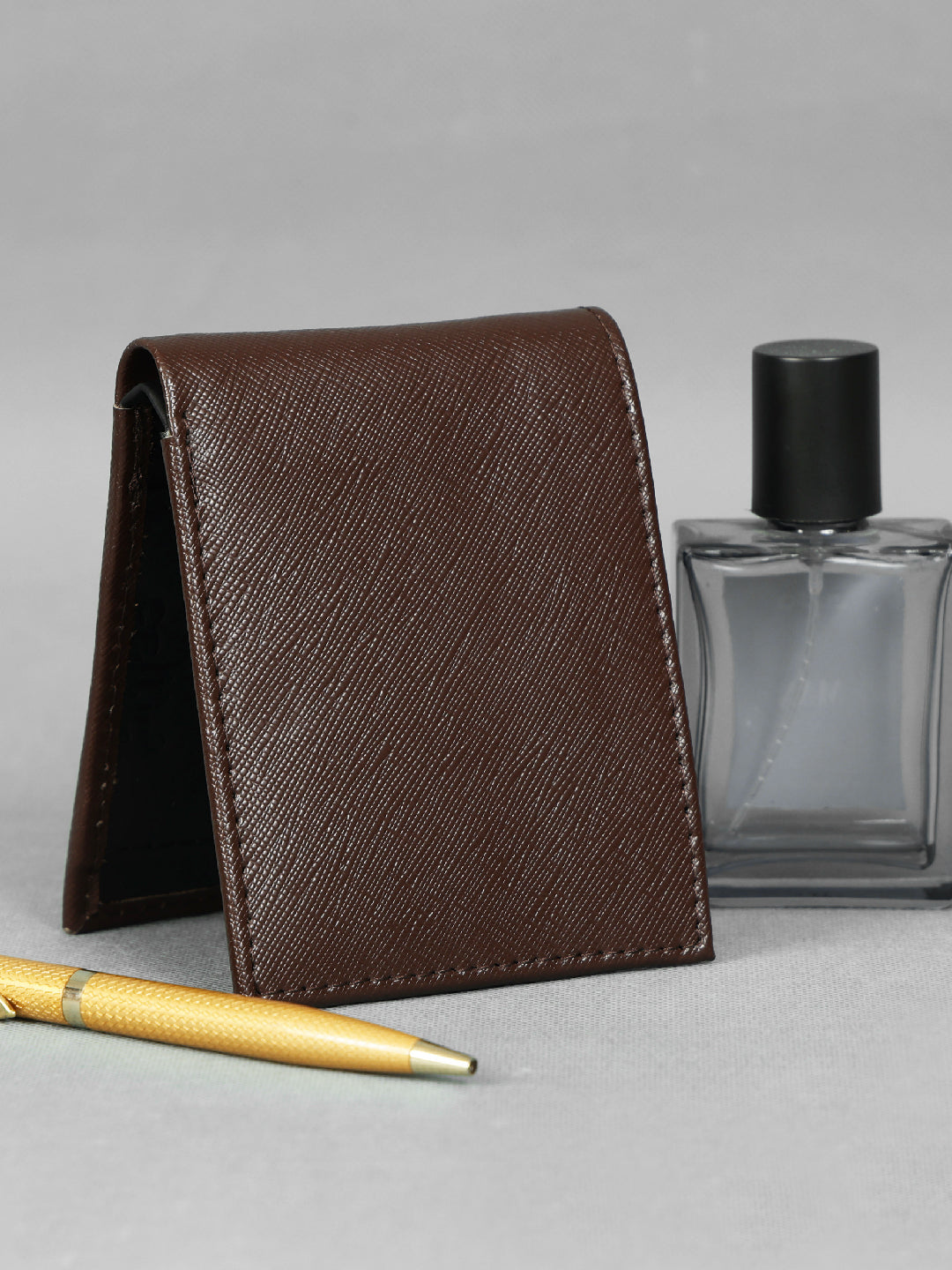 Premium Black and Brown Bi-Fold Leather Wallet for Men – Slim, Stylish |Durable RFID Blocking Wallet Art-LA-1437