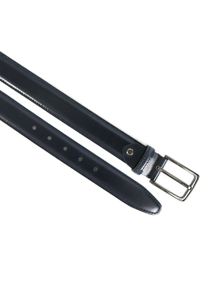 Stylish Black Leather Belt for Men with Silver Buckle – Formal & Casual Genuine Leather Waist Belt ART:-LB-903