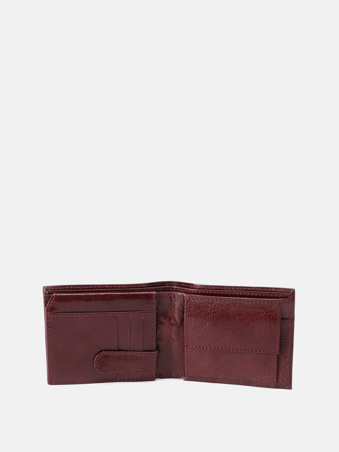 Premium Genuine Leather Bi-Fold Wallet for Men with Card Slots & Cash Compartment