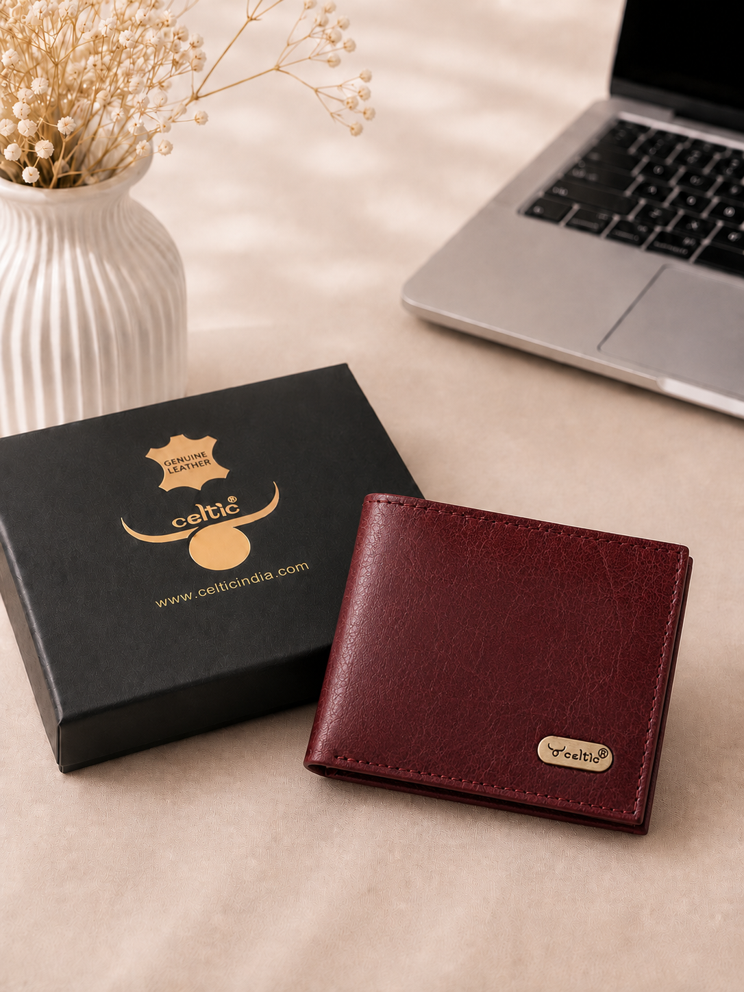 Premium Genuine Leather Wallet for Men | Multiple Card Slots & Zip Coin Pocket